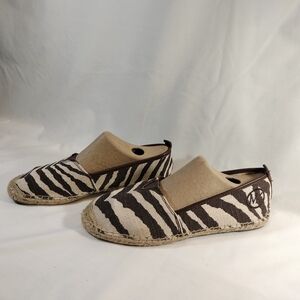 Michael Kors Zebra Print Woven Flats